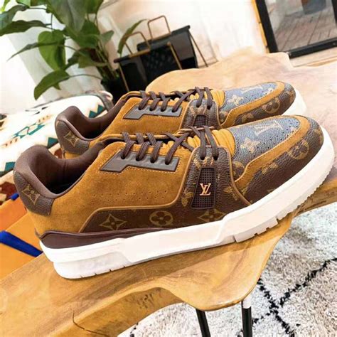 Louis Vuitton trainer sneaker monogram